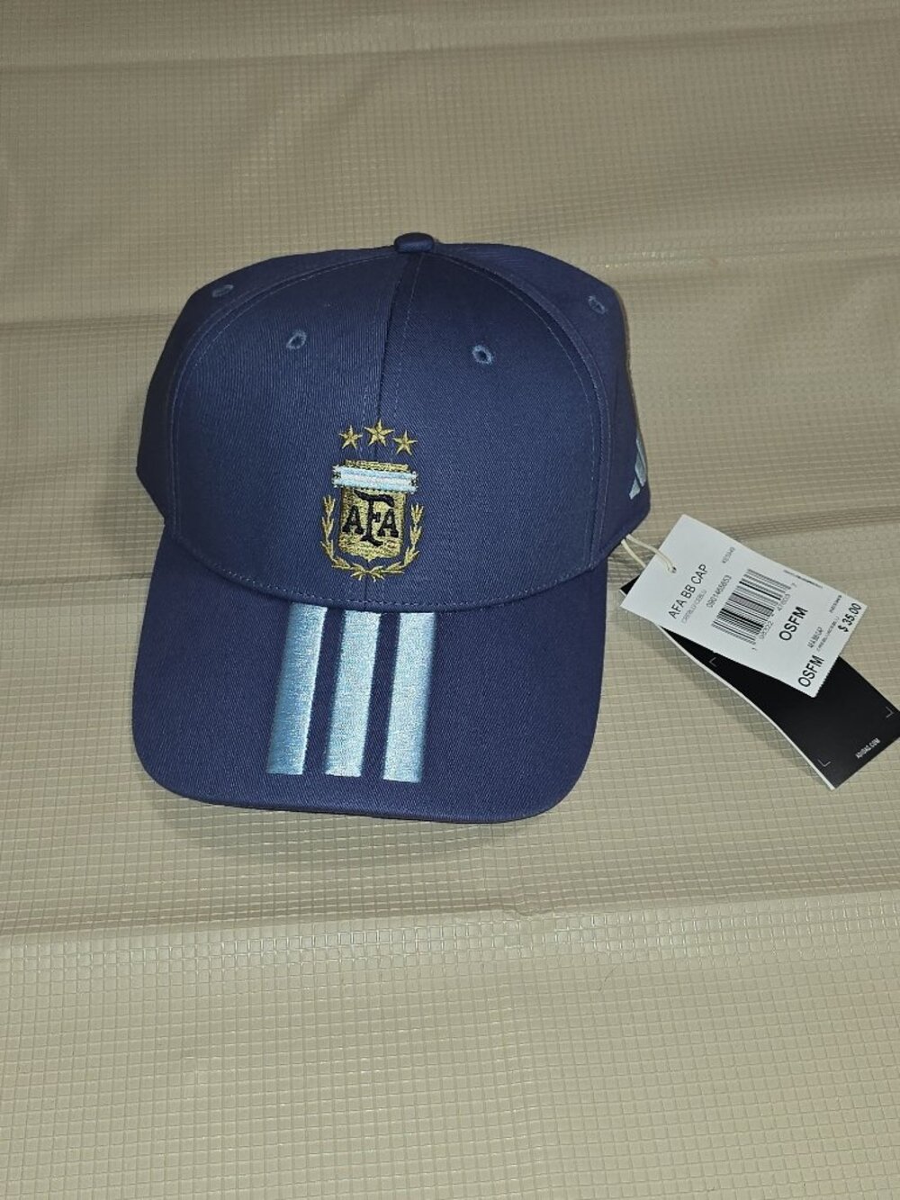 Argentina National Team Baseball Cap 26 - Adidas KE5949 - Fifa World Cup 2026